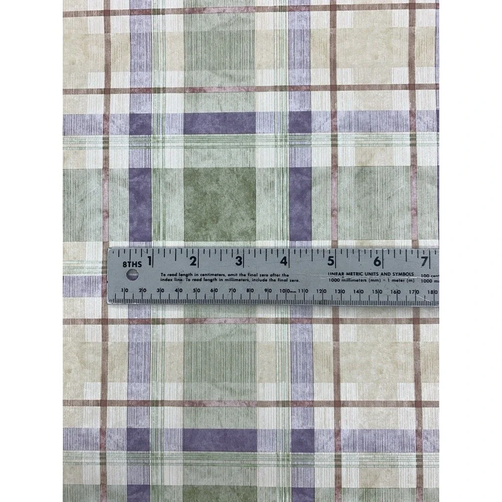 Vintage Village Designs Plaid Wallpaper 5800049, 20.5” X 11yds
